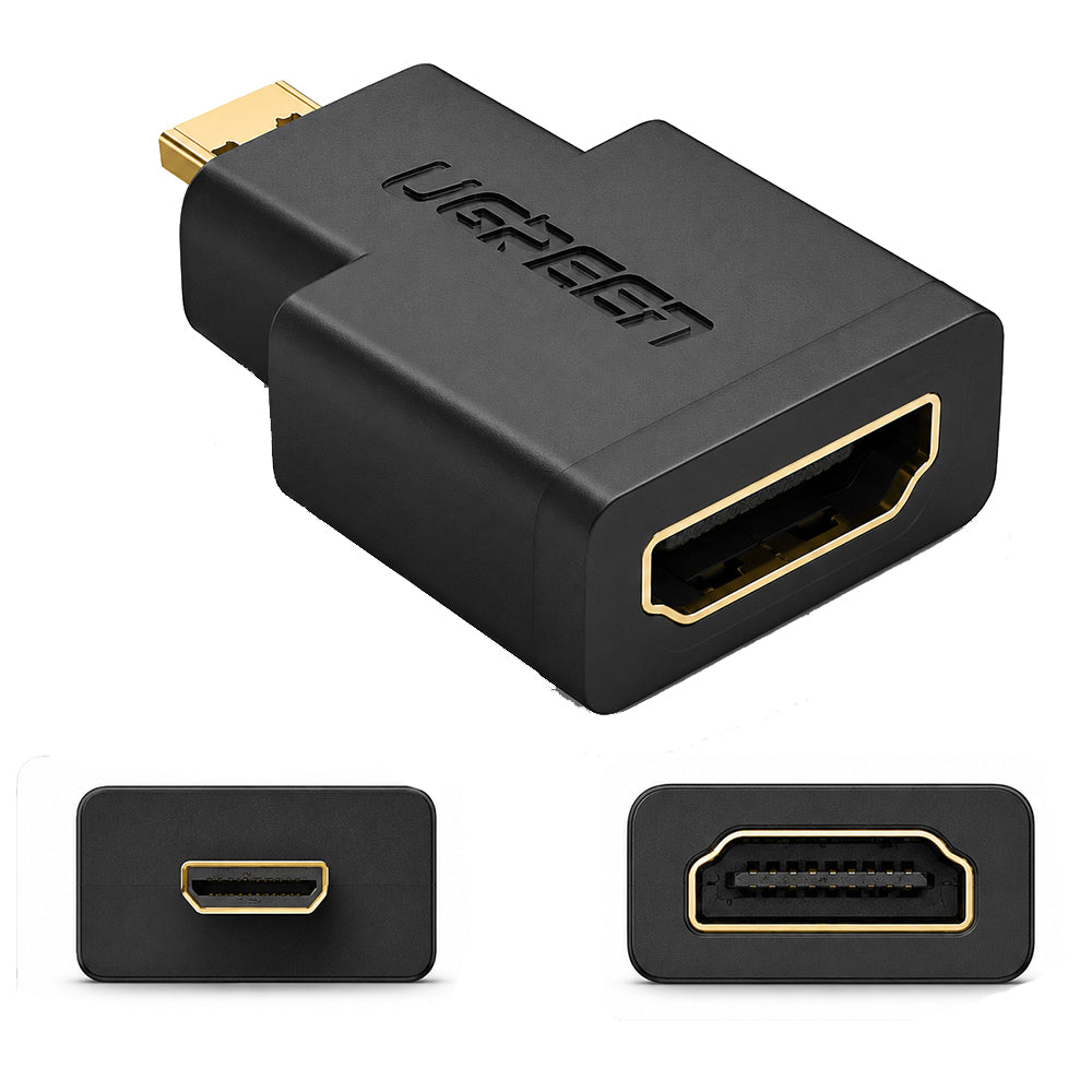 Ugreen 20106 Micro HDMI Male To HDMI Female Converter