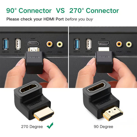 محول يوجرين بمنفذ ذكر HDMI إلى HDMI أنثى 20110