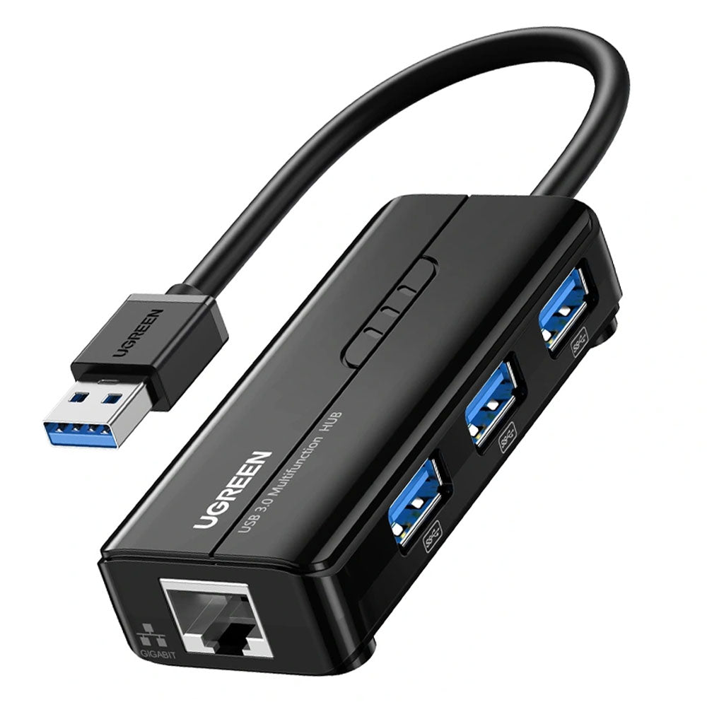 Ugreen 20265 4in1 USB 3.0 HUB 3 Port With Ethernet