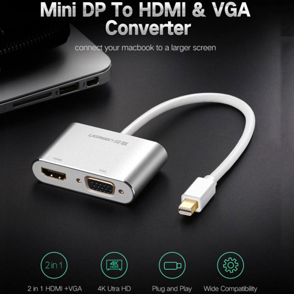 Ugreen 20421 Mini Display To (VGA+ HDMI)