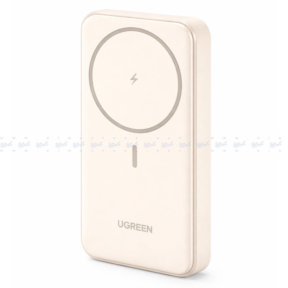 Ugreen 25208 Magnetic Wireless Power Bank Type-C 20W Fast Charging 10000mAh - White