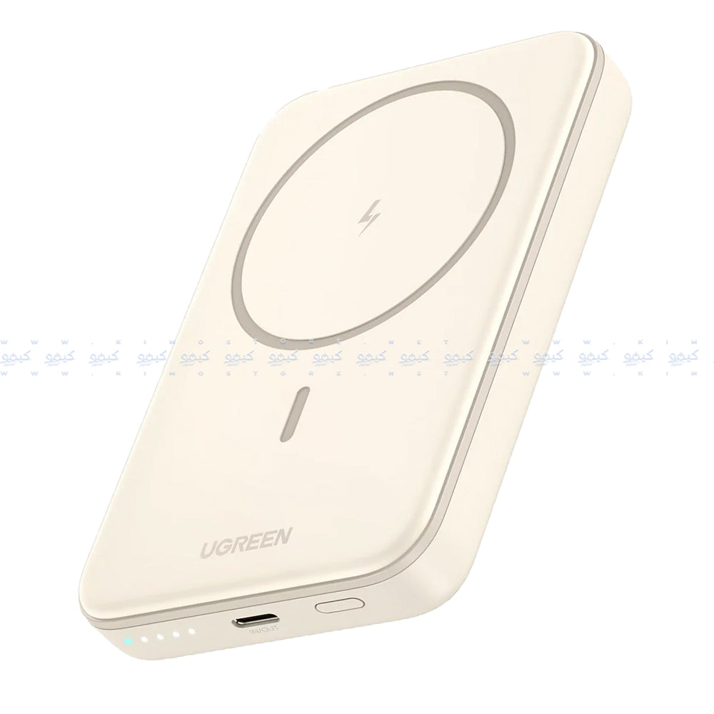 Ugreen 25208  Wireless Power Bank Type-C 20W Fast Charging 10000mAh - White