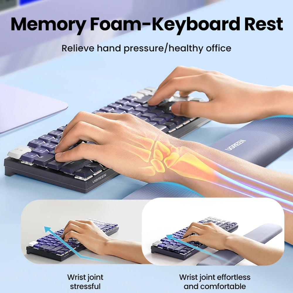 Ugreen 25248 Premium Ergonomic Keyboard Wrist Rest Pad