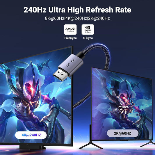 كابل شاشة Display يوجرين 1 متر 25903 8K 