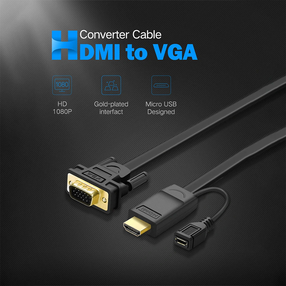 Ugreen 30449 HDMI To VGA Converter Cable 1.5m