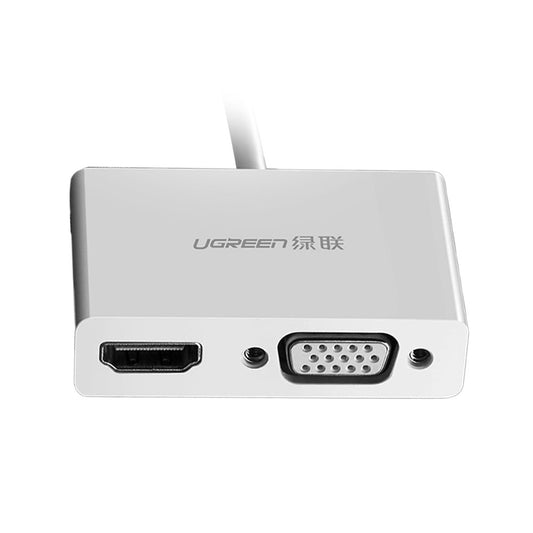محول تايب سي إلي HDMI + VGA يوجرين 30843 - أبيض