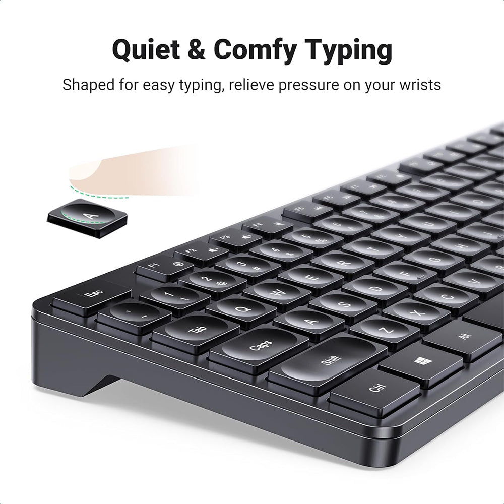 Ugreen 45248EG Wireless Keyboard + Mouse Combo English & Arabic