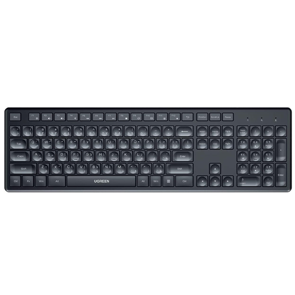 Ugreen 45248EG Wireless Keyboard + Mouse Combo English & Arabic