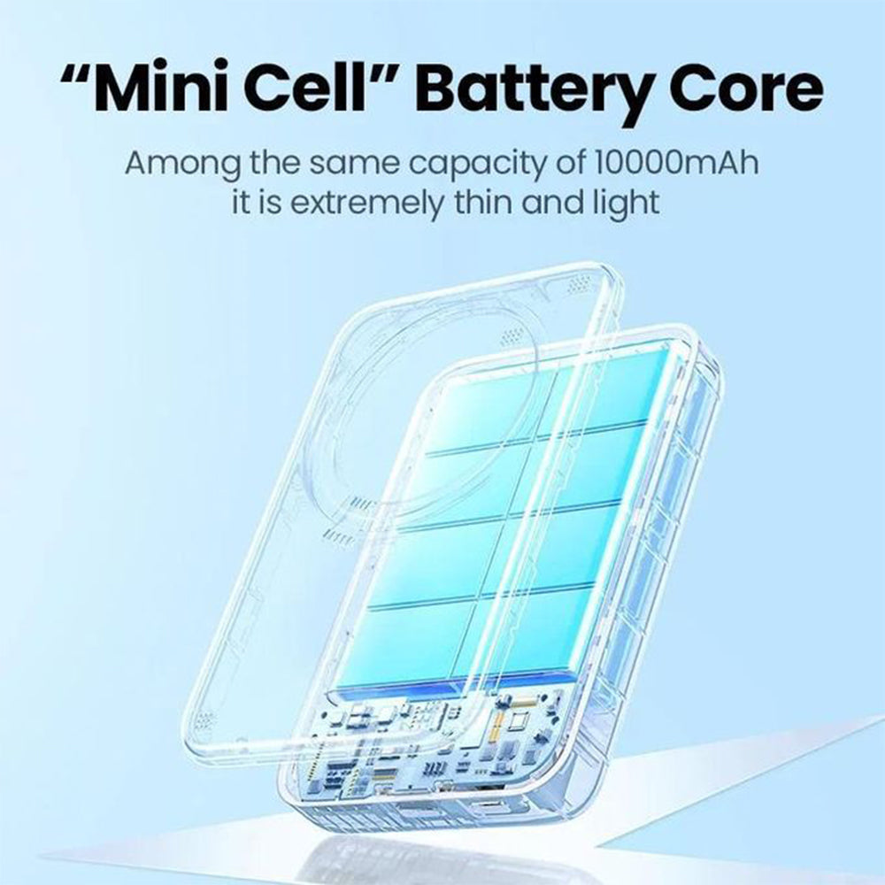 Ugreen 45359 Magnetic Wireless Power Bank Type-C 20W Fast Charging 10000mAh - Green