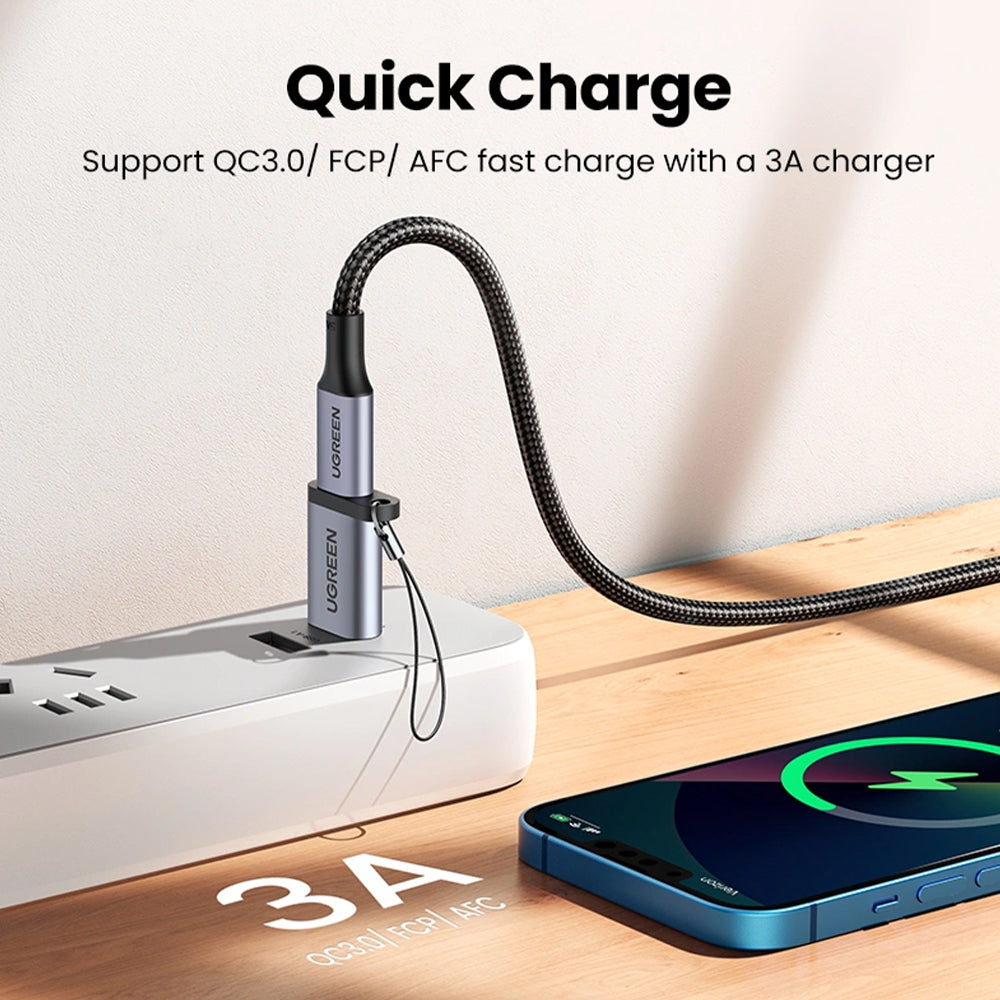 Ugreen 50533 USB 3.0 To Type-C Converter - Gray