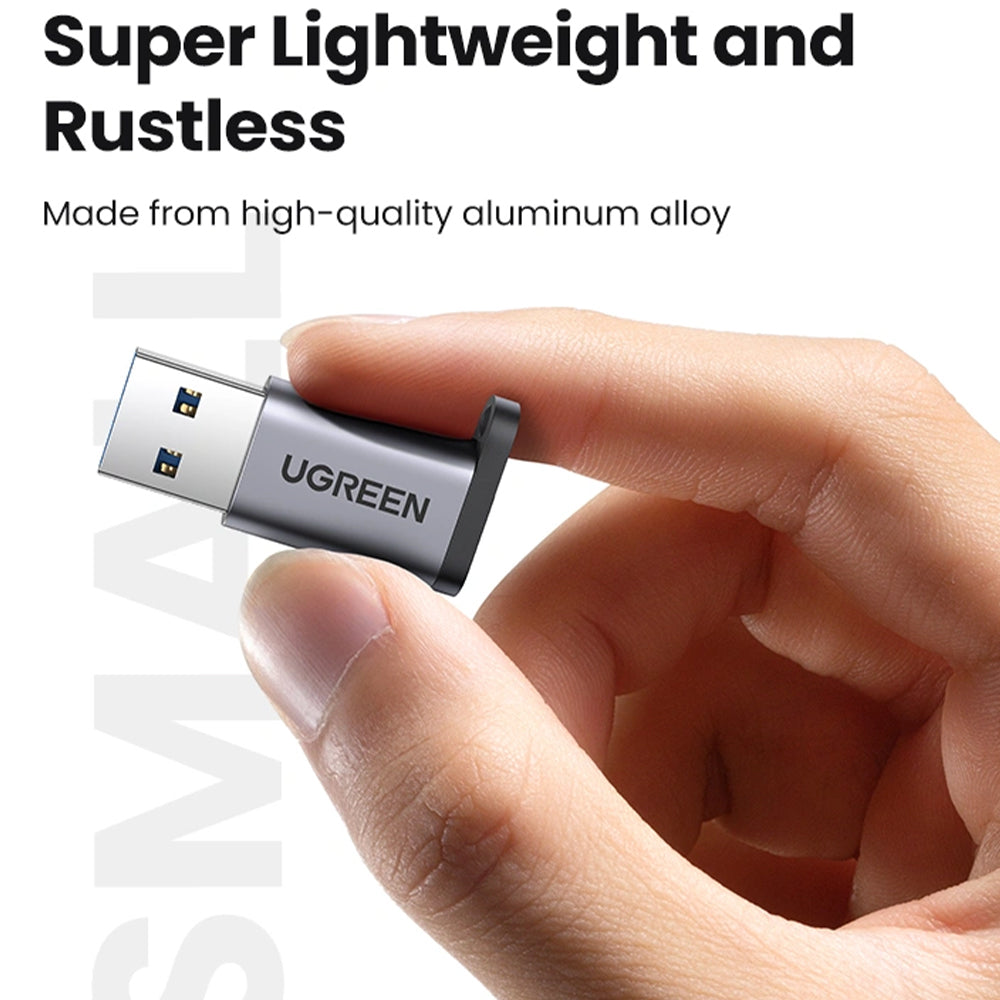 Ugreen 50533 USB 3.0 To Type-C Converter - Gray