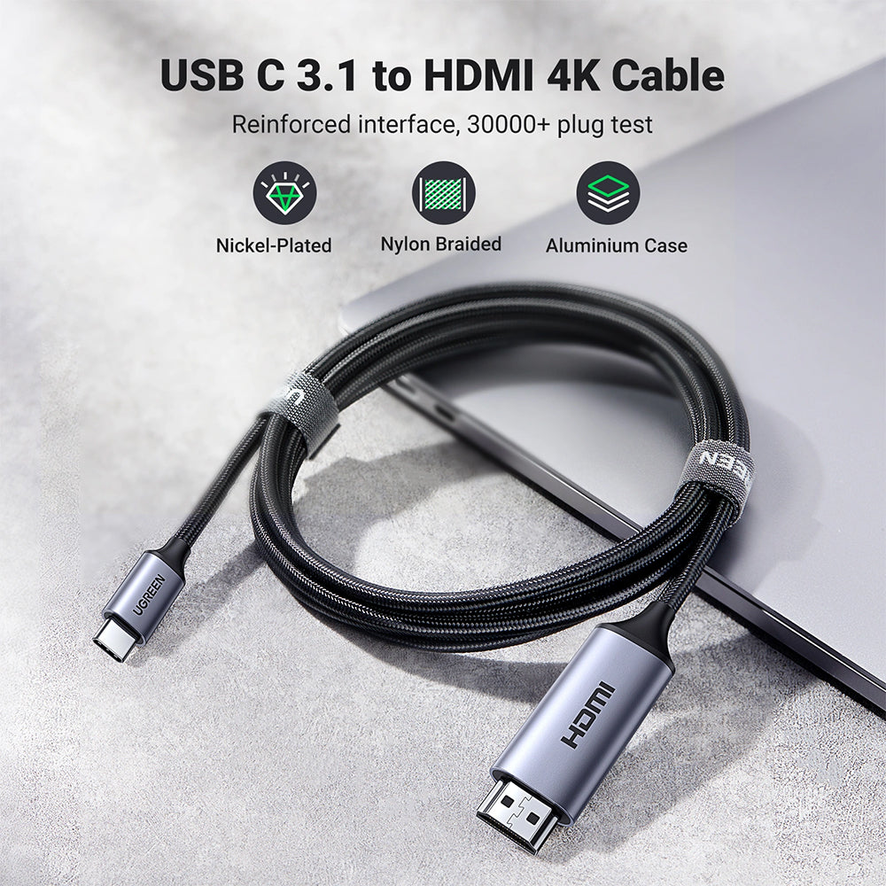 Ugreen 50570 Type-C To HDMI Converter Cable 1.5m