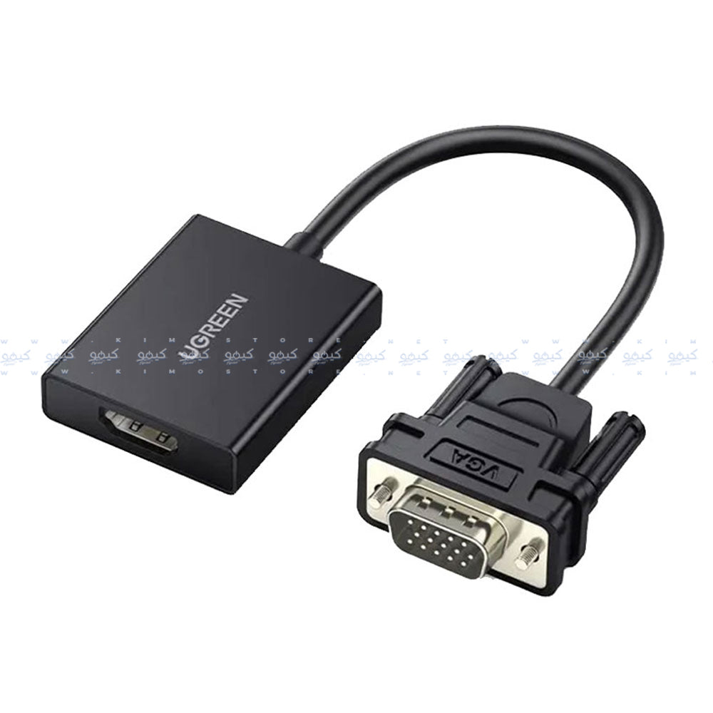 Ugreen 50945 VGA To HDMI Converter With 3.5mm Audio