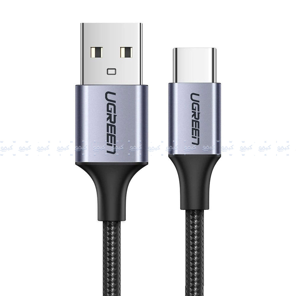 Ugreen 60408 USB To Type-C Cable 3A Fast Charging 3m - Space Gray