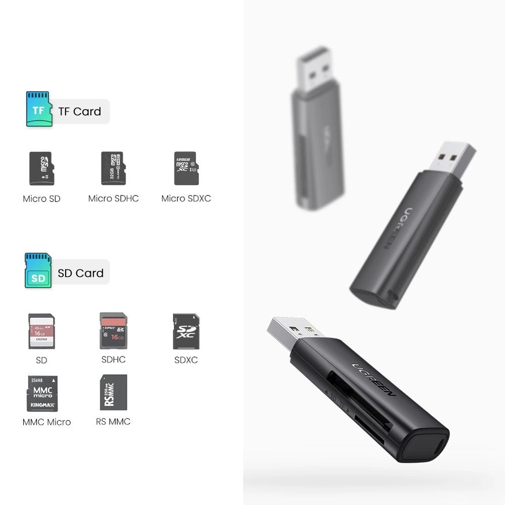 Ugreen 60722 USB 3.0 Multifunction Card Reader