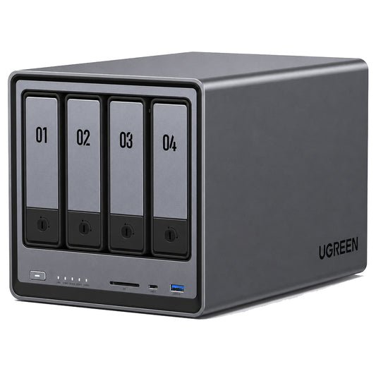 Ugreen NASync DXP4800 25372B 4-Bay Storage NAS Enclosure