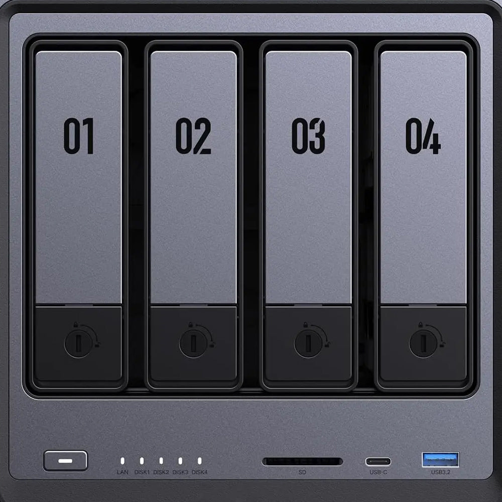Ugreen NASync DXP4800 25372B 4-Bay Storage NAS Enclosure