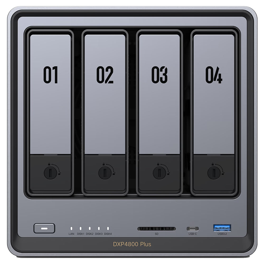 نظام تخزين NAS شبكي يوجرين DXP4800 Plus 35261 4-Bay 