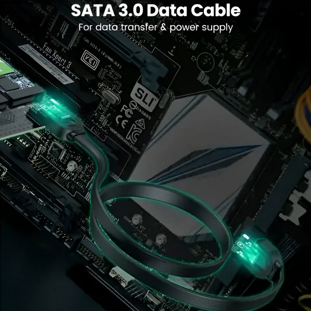 بطاقة محول يوجرين M.2 NVMe + M.2 SATA الي PCI اكسبرس 