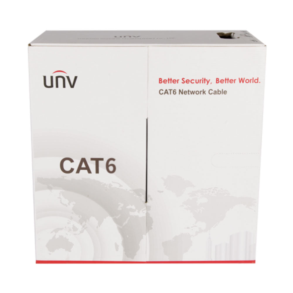 كابل نت وورك يونيفيو 305 متر CAB-LC3100B-CCA-IN Cat6 UTP - أبيض