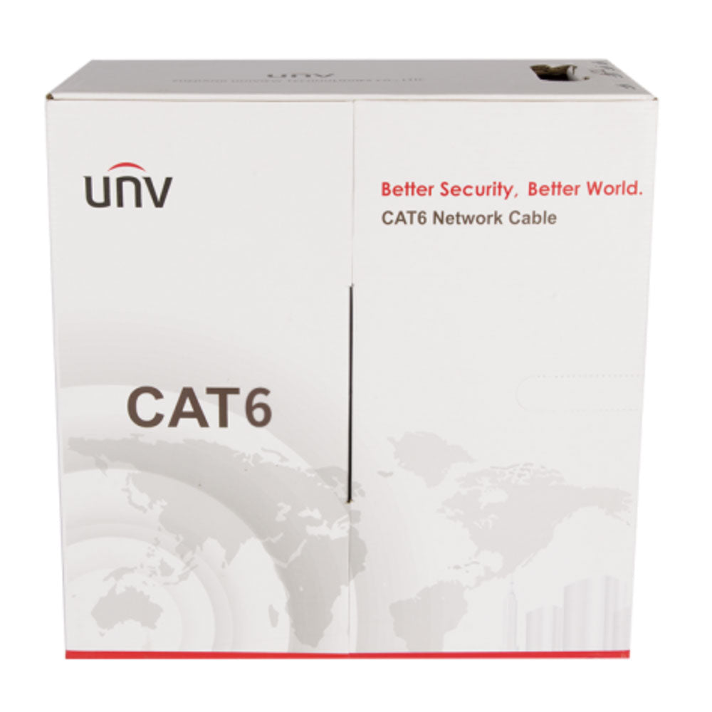Uniview CAB-LC3100B-E2-IN Network Cable 305m Cat6 UTP - Orange