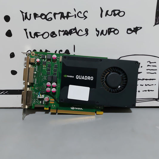 كارت شاشة نفيديا كوادرو 2 جيجابايت  K2000D GDDR5 (استعمال خارج)