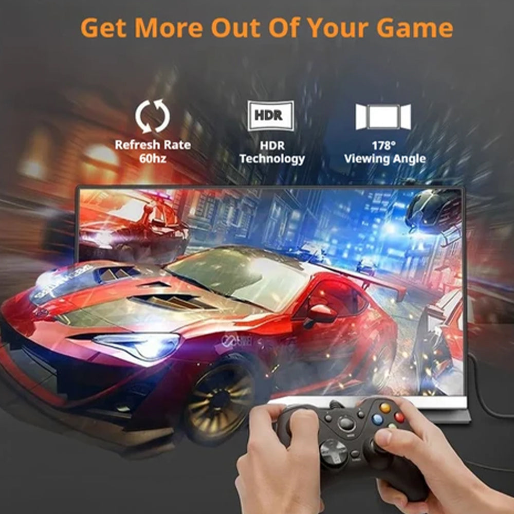 V2Com P4 15.6 Inch IPS FHD Portable Monitor 60Hz