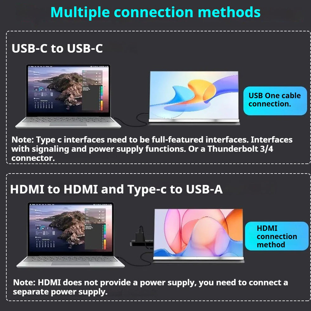 شاشة في2كوم محمولة 15.6 بوصة 60 هرتز P4 IPS FHD