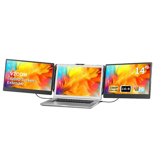 موسّع شاشة لاب توب ثلاثي في2كوم محمولة 14 بوصة 60 هرتز S2 IPS FHD 