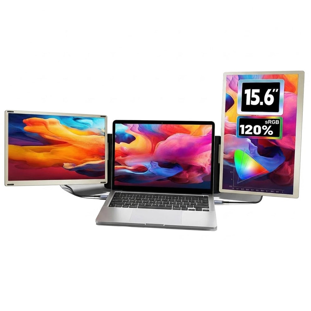 موسّع شاشة لاب توب ثلاثي في2كوم محمولة 15.6 بوصة 60 هرتز S6 IPS FHD 
