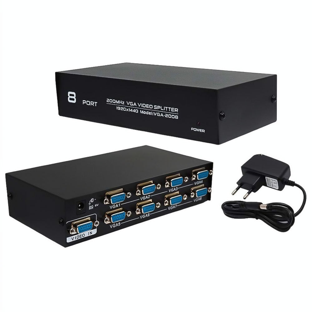 VGA-2008 VGA Splitter To 8 VGA
