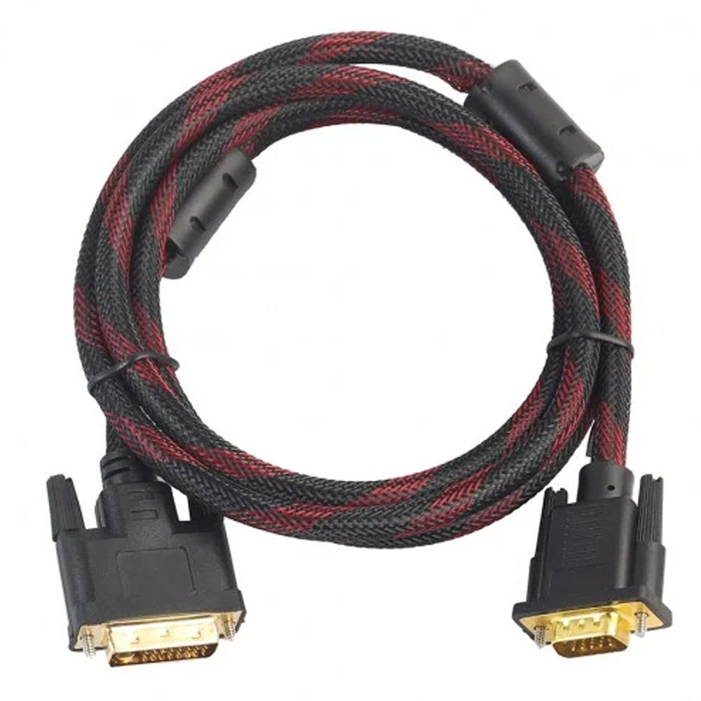 VGA To DVI Shield Converter Cable 1.5m