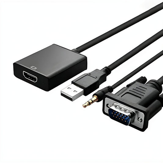 محول VGA الى HDMI + صوت