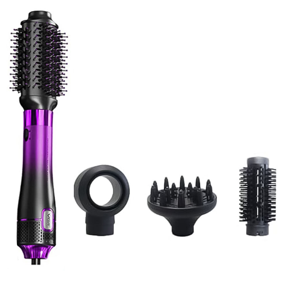 مجموعة تصفيف الشعر في جي ار بروفيشنال 1000 وات 4 في 1 Hot Air Styler V-484 