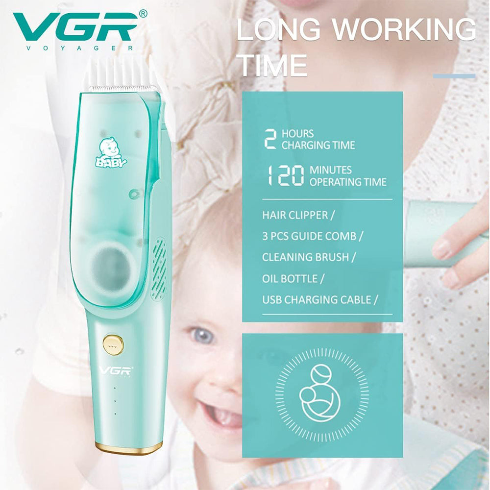 VGR Baby Vacuum Hair Clipper 
