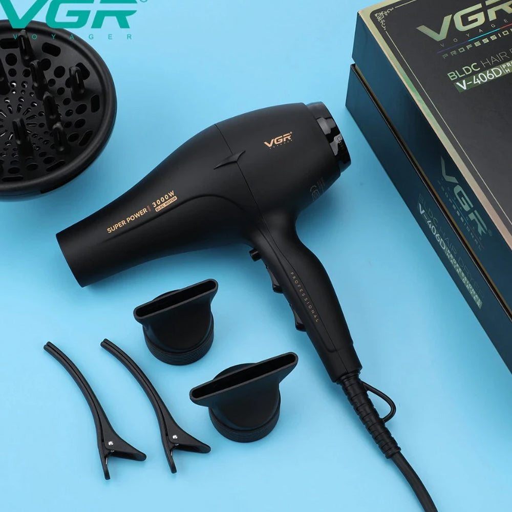 VGR Professional BLDC Hair Dryer V-406D