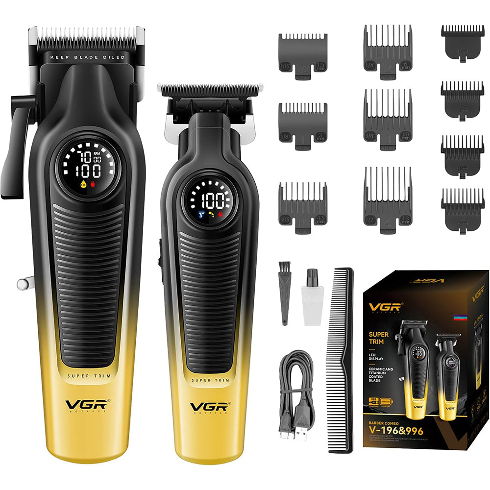 VGR Professional Barber Combo V-196 & V-996
