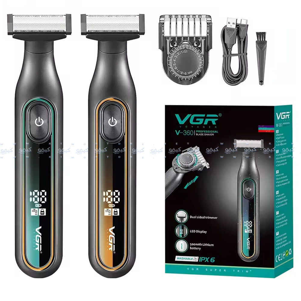 VGR Professional Blade Shaver V-360 - Gold