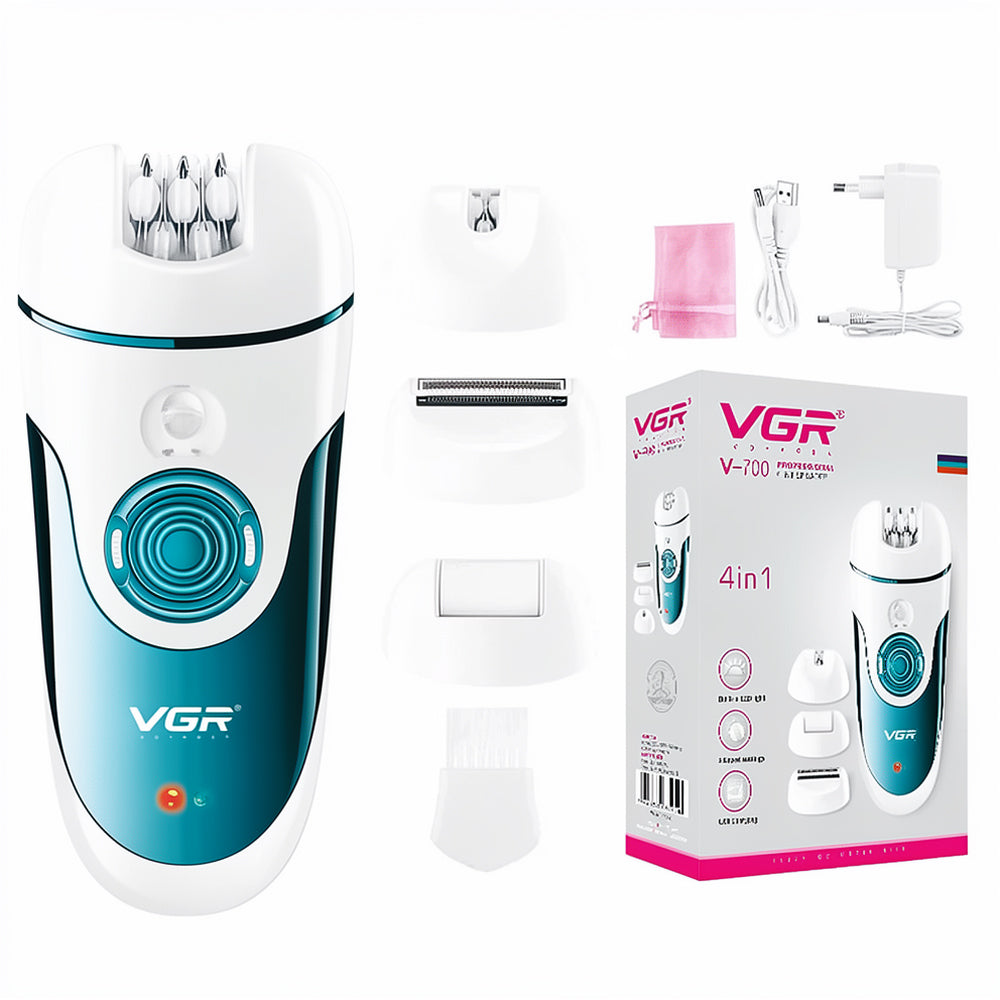 VGR Professional Epilator 4-in-1 V-700
