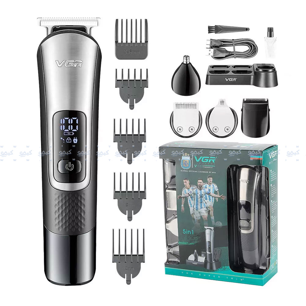 VGR Professional Grooming Kit 5-in-1 V-111