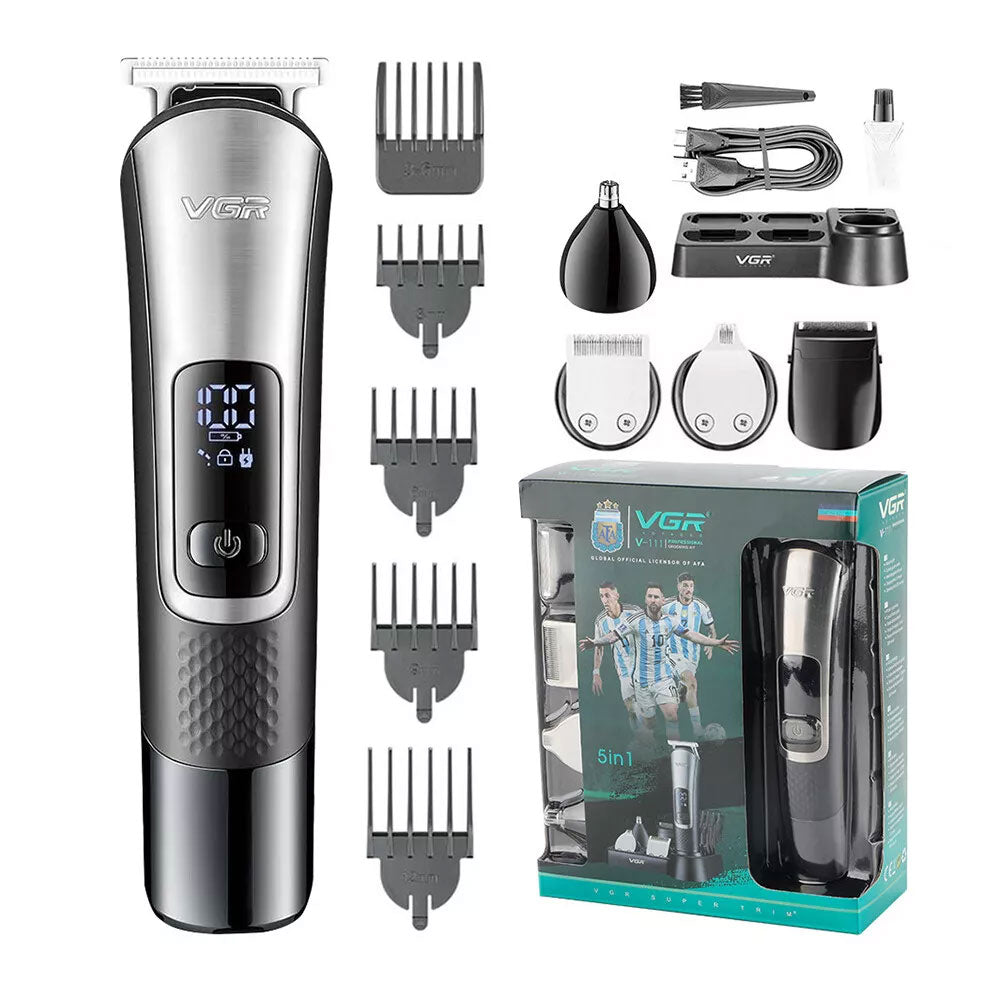 VGR Professional Grooming Kit 5-in-1 