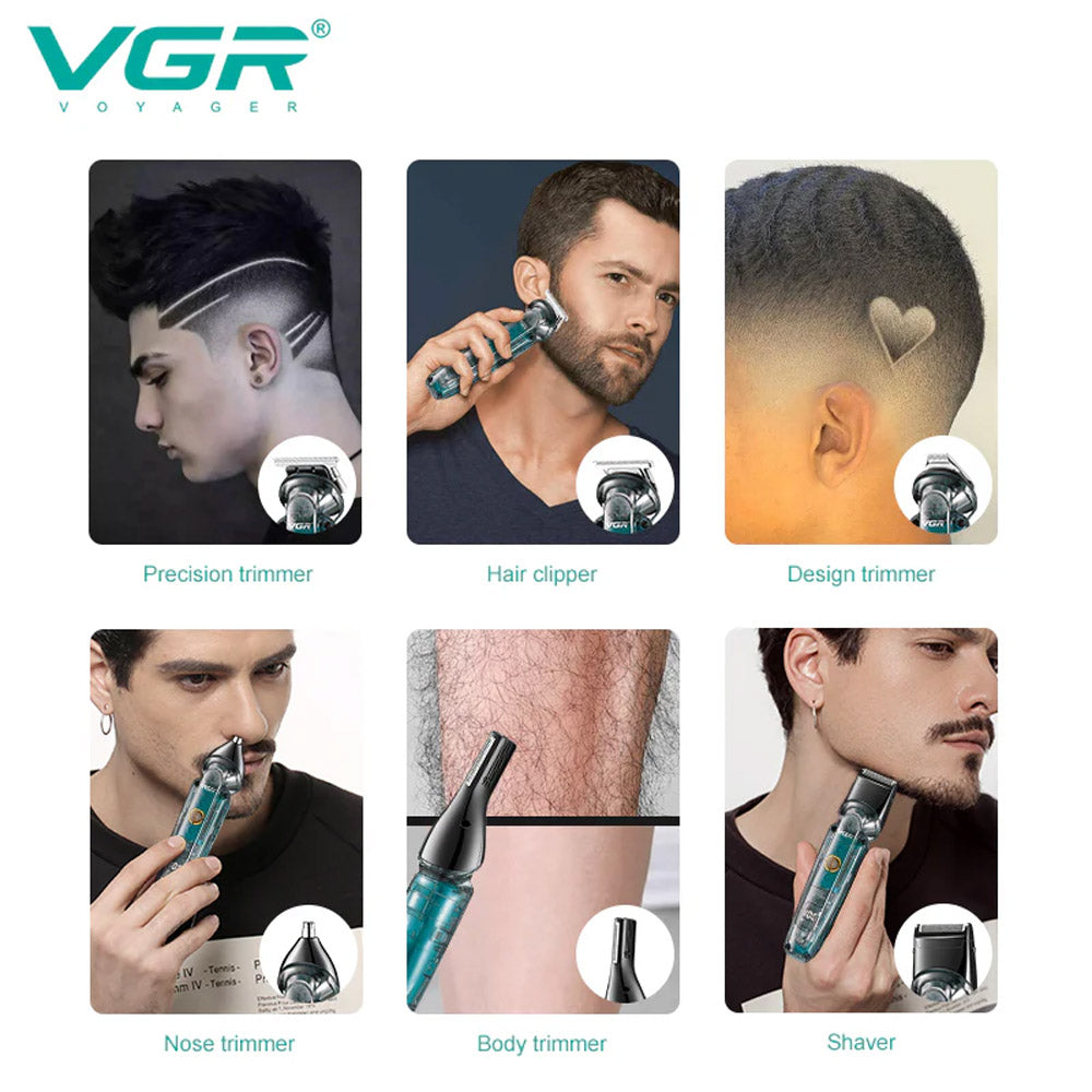 VGR Professional Grooming Kit 6-in-1 