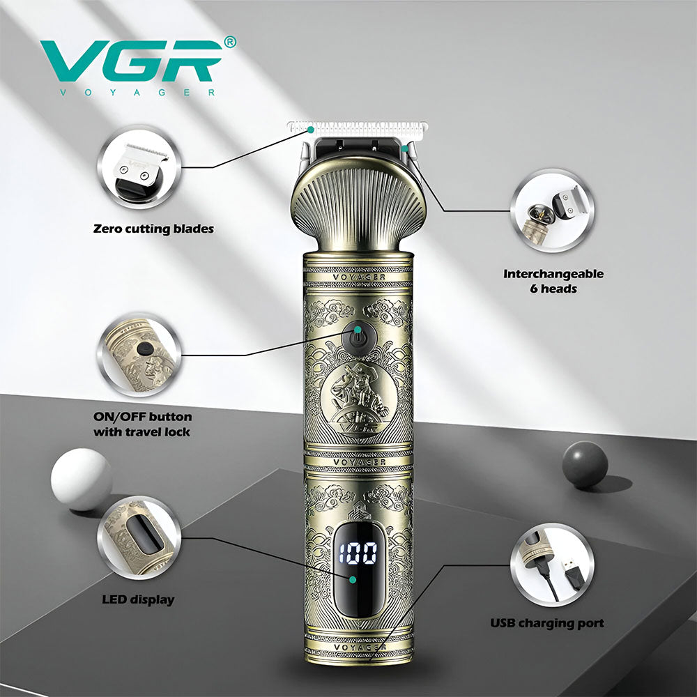 VGR Professional Grooming Kit 6-in-1 V-106 - Gold