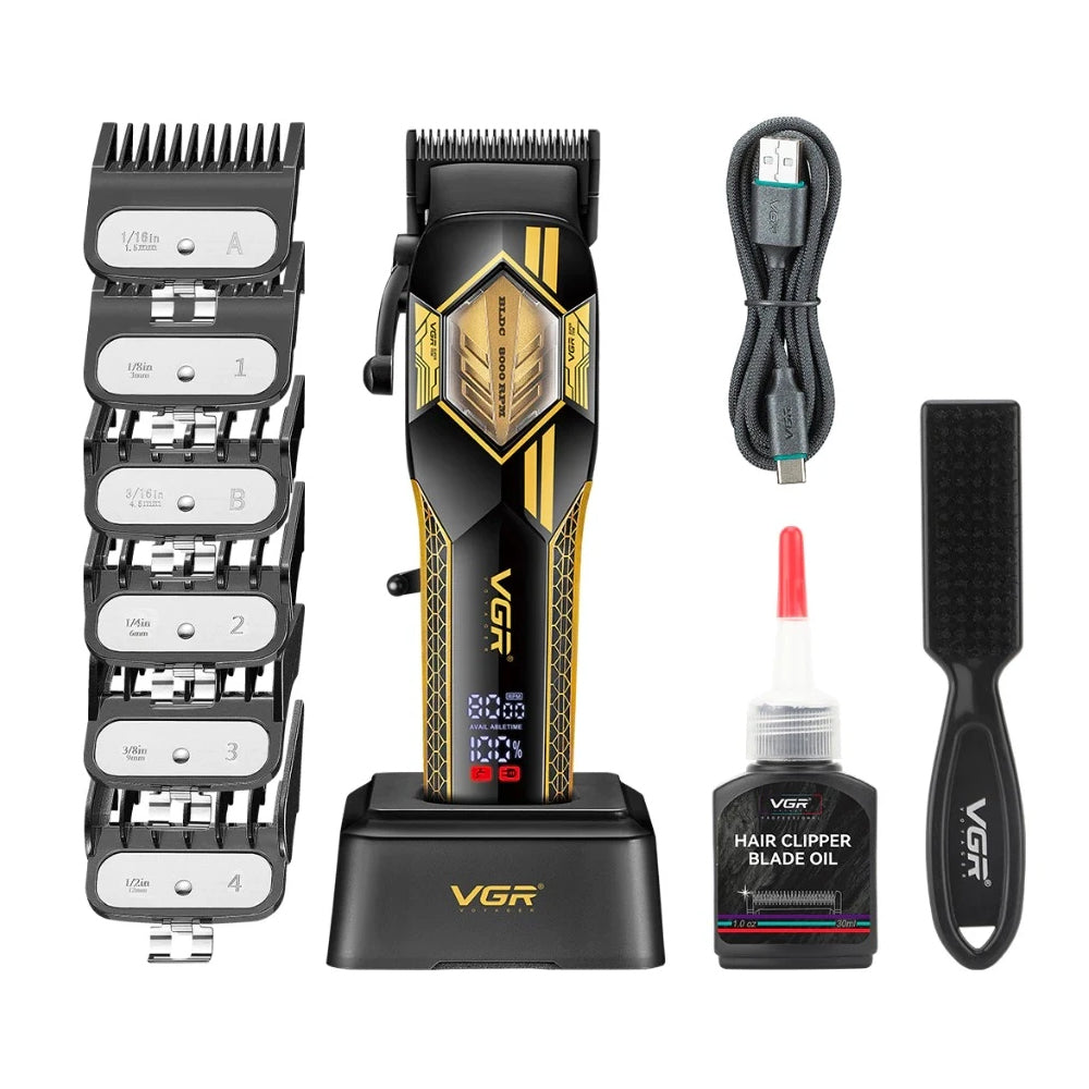 VGR Professional Hair Clipper V-119 - Gold