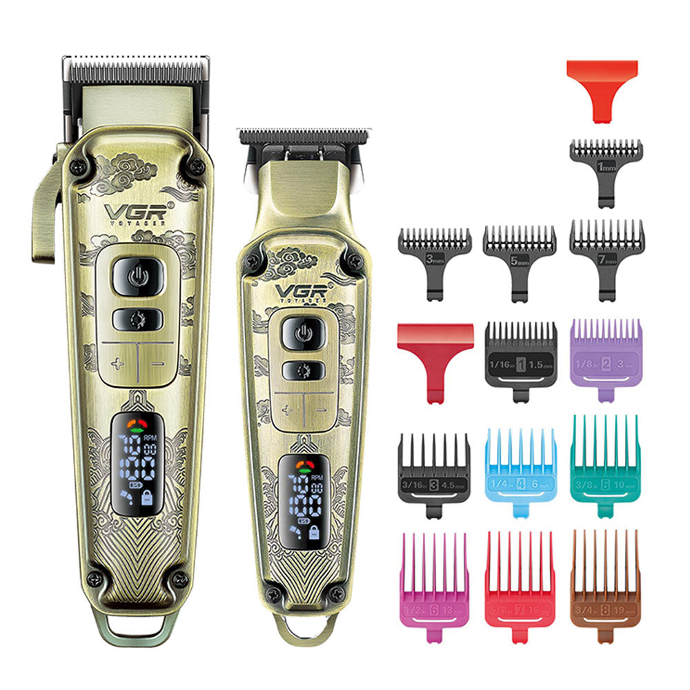 VGR Professional Hair Clipper V-643 - Gold