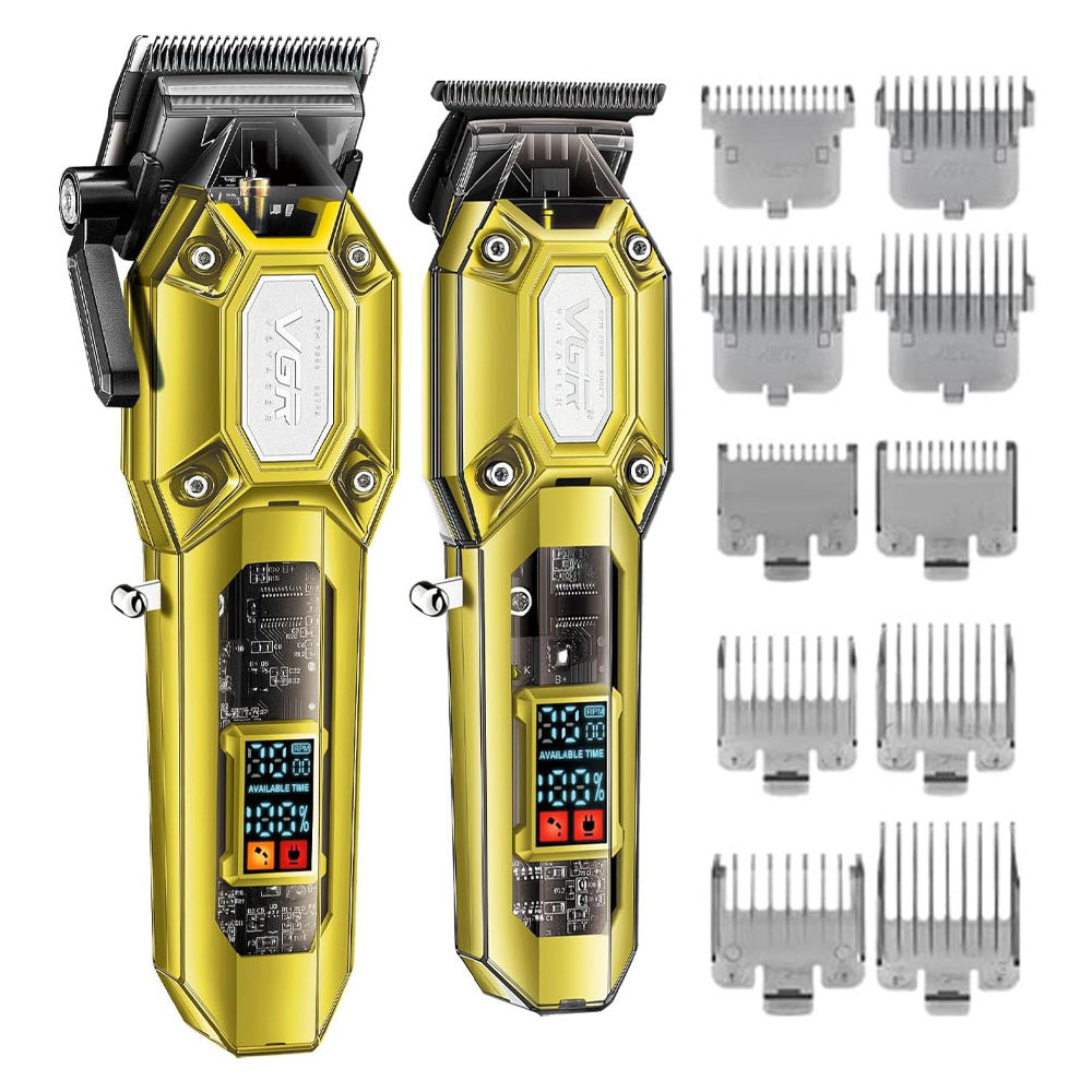 VGR Professional Hair Clipper and Trimmer Set V-600 & V-900