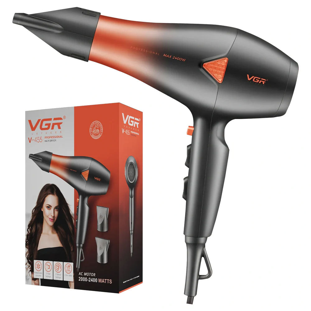 VGR Professional Hair Dryer V-455 