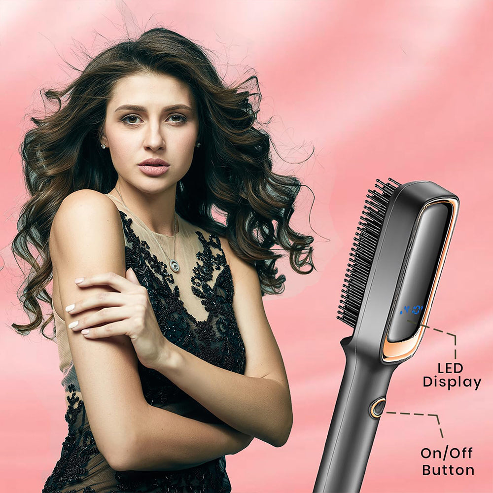 VGR Professional Hair Straightener Brush V-560