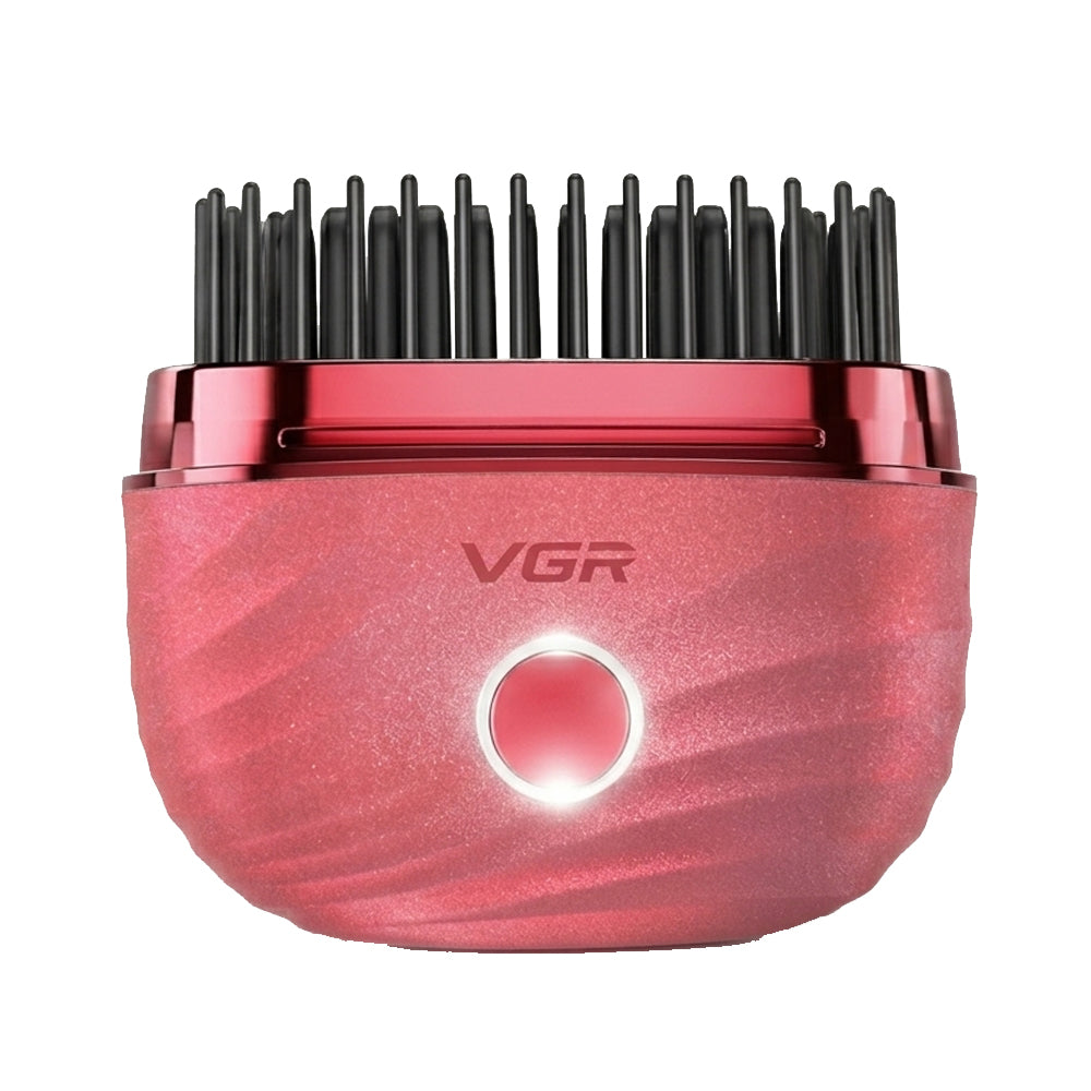 VGR Professional Hair Straightener Brush V-587 - Pink