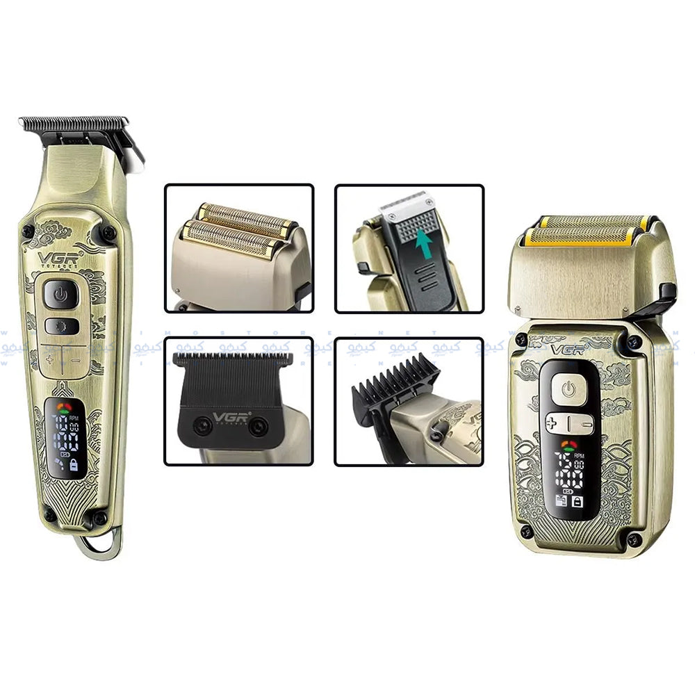 VGR Professional Hair Trimmer Shaver Set V-641